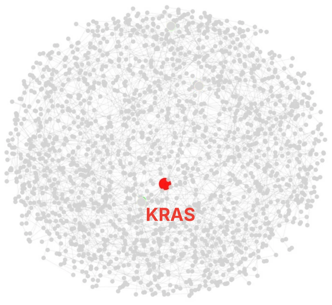 Molecular context of a single KRAS-mutated pancreatic tumor